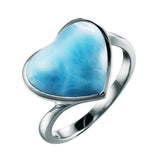 Larimar Heart Mist Ring Ring Island by Koa Nani 5