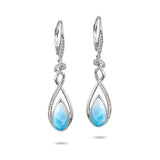 Larimar Helix Earrings Earrings Island by Koa Nani 