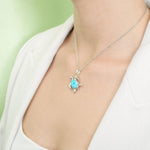 Larimar Hermes Reef Honu Pendant Pendant Island by Koa Nani 