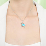 Larimar Hermes Reef Honu Pendant Pendant Island by Koa Nani 