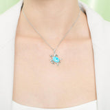 Larimar Hermes Reef Honu Pendant Pendant Island by Koa Nani 