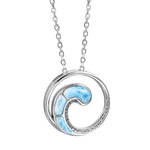 Larimar High Tide Pendant Pendant Island by Koa Nani With Topaz 