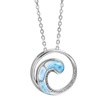 Larimar High Tide Pendant Pendant Island by Koa Nani With Topaz 