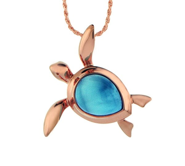 Larimar Hilo Honu Pendant Pendant Island by Koa Nani 