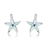 Larimar Hokuhele Starfish Earrings Earrings Island by Koa Nani 