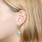 Larimar Honu Aumakua Earrings Earrings Island by Koa Nani 