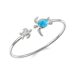 Larimar Honu Aumakua Sleek Bangle Bangle Island by Koa Nani 