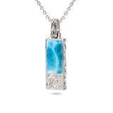 Larimar Honu Bar Pendant Pendant Island by Koa Nani 