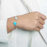 Larimar Honu Lovers Sleek Bangle Bangle Island by Koa Nani 