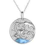 Larimar Honu Wave Medallion Island by Koa Nani 