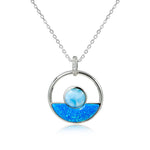 Larimar Horizon Pendant with Opalite Pendant Island by Koa Nani Large 