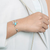 Larimar Hummingbird Sleek Bangle Bangle Island by Koa Nani 