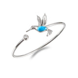 Larimar Hummingbird Sleek Bangle Bangle Island by Koa Nani 