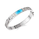 Larimar Icy Bar Bangle Bangle Island by Koa Nani 