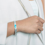 Larimar Icy Bar Bangle Bangle Island by Koa Nani 