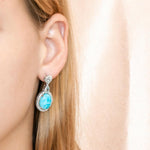 Larimar Icy Mirror Earrings Earrings Island by Koa Nani 
