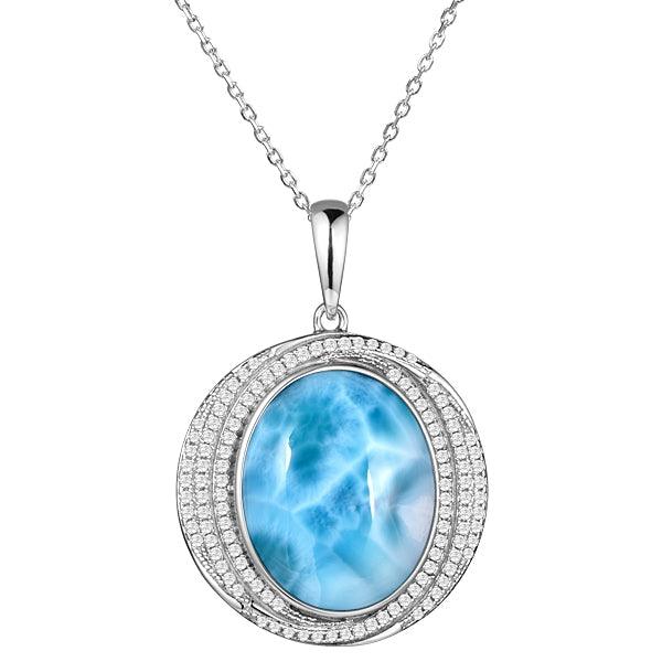 Larimar Infinite Eclipse Pendant Pendant Island by Koa Nani 