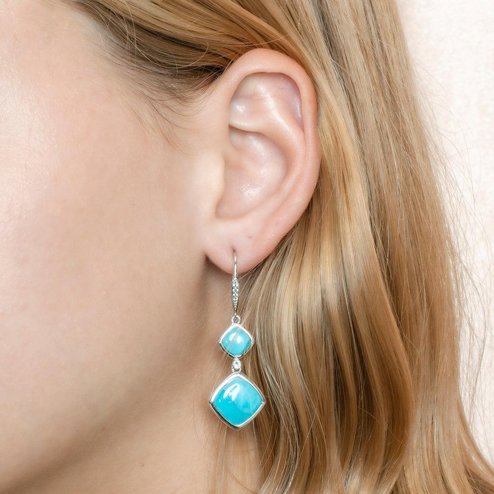 Larimar Infinity Pools Earrings Earrings Island by Koa Nani 