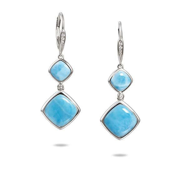 Larimar Infinity Pools Earrings Earrings Island by Koa Nani 