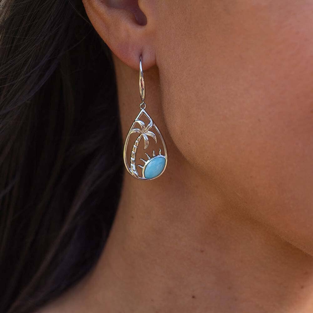 Larimar Island Breeze Earrings Earrings Island by Koa Nani 