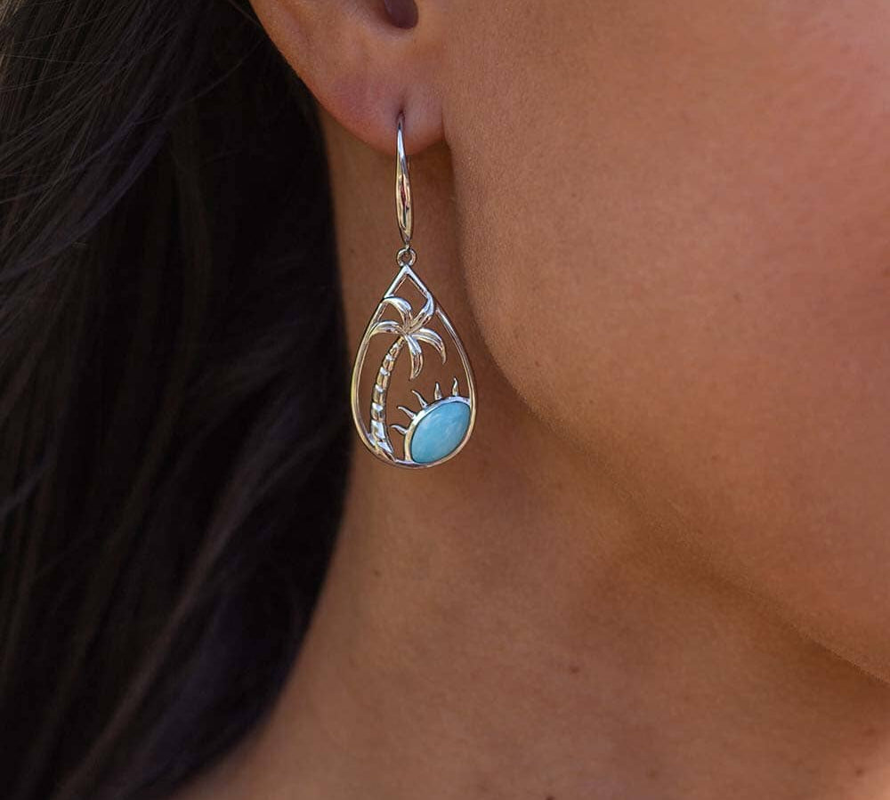 Larimar Island Breeze Earrings Earrings Island by Koa Nani 