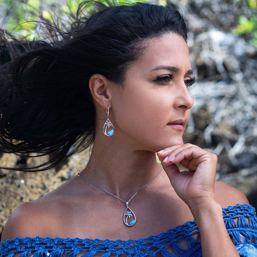 Larimar Island Breeze Earrings Earrings Island by Koa Nani 