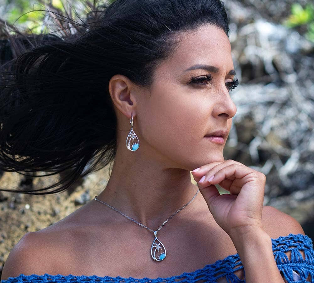 Larimar Island Breeze Pendant Pendant Island by Koa Nani 