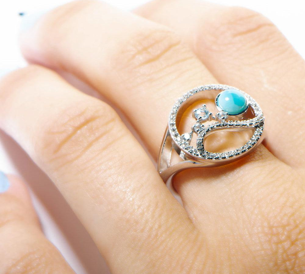 Larimar Island in the Sun Ring Ring Island by Koa Nani 