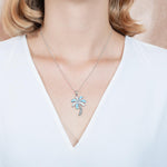 Larimar Island Palm Tree Pendant Pendant Island by Koa Nani 
