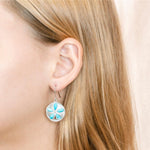 Larimar Kai Sand Dollar Earrings Earrings Island by Koa Nani 