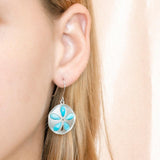 Larimar Kai Sand Dollar Earrings Earrings Island by Koa Nani Large 