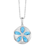Larimar Kai Sand Dollar Pendant Pendant Island by Koa Nani 