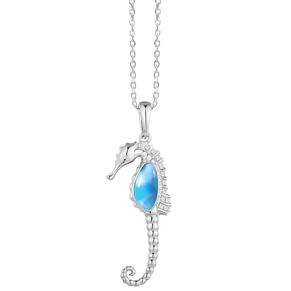 Larimar Kai Seahorse Pendant Pendant Island by Koa Nani 