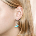 Larimar Kai Whale Tail Earrings Earrings Island by Koa Nani 