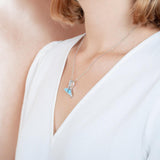 Larimar Kai Whale Tail Pendant Pendant Island by Koa Nani 