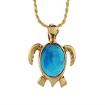 Larimar Kailua Honu Pendant Pendant Island by Koa Nani 
