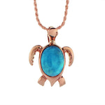 Larimar Kailua Honu Pendant Pendant Island by Koa Nani 