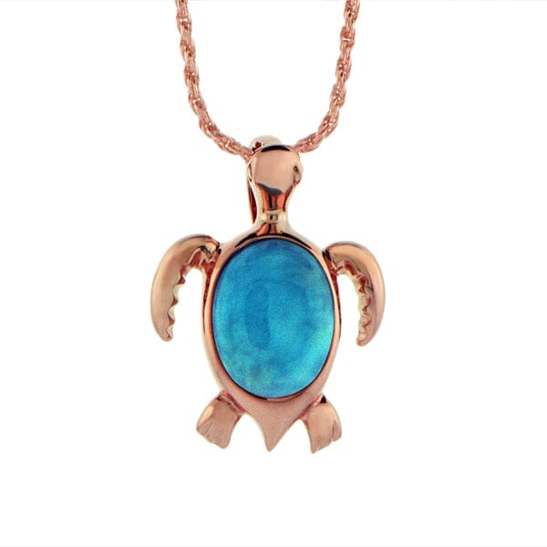 Larimar Kailua Honu Pendant Pendant Island by Koa Nani 