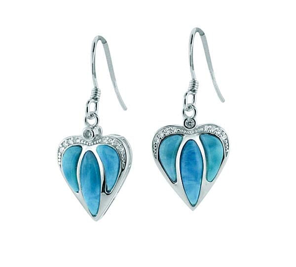 Larimar Kalo Earrings Earrings Island by Koa Nani 