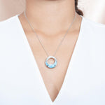 Larimar Kanaloa Infinity Pendant Pendant Island by Koa Nani 