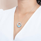 Larimar Kanaloa Infinity Pendant Pendant Island by Koa Nani 