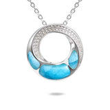 Larimar Kanaloa Infinity Pendant Pendant Island by Koa Nani 