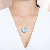 Larimar Kanaloa Infinity Pendant Pendant Island by Koa Nani 