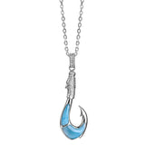 Larimar Kane Fishhook Pendant Pendant Island by Koa Nani 