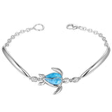 Larimar Kauai Honu Curve Bracelet Bracelet Island by Koa Nani 