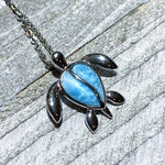Larimar Kauai Honu Pendant Pendant Island by Koa Nani 