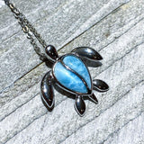 Larimar Kauai Honu Pendant Pendant Island by Koa Nani 
