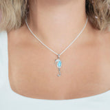 Larimar Ke’Iki Seahorse Pendant Pendant Island by Koa Nani 