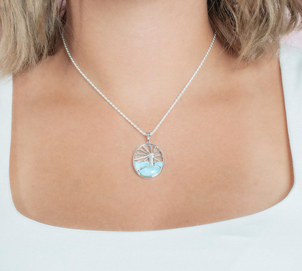 Larimar Keys Lighthouse Pendant Pendant Island by Koa Nani 