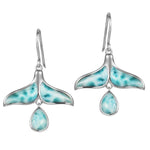 Larimar Kohola Teardrop Earrings Earrings Island by Koa Nani 